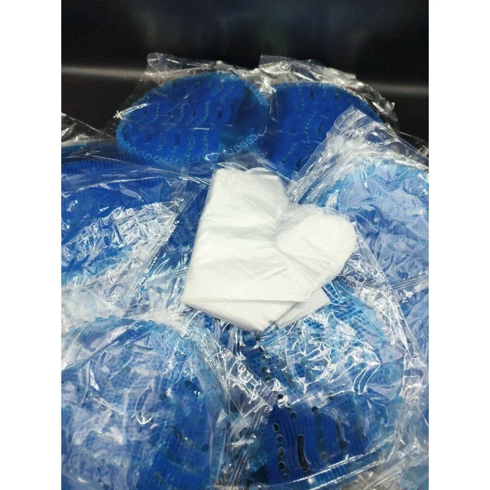 Blue Round Anti-Splash Deodorizing Urinal Screens Sea Breeze Scented 20 Pack